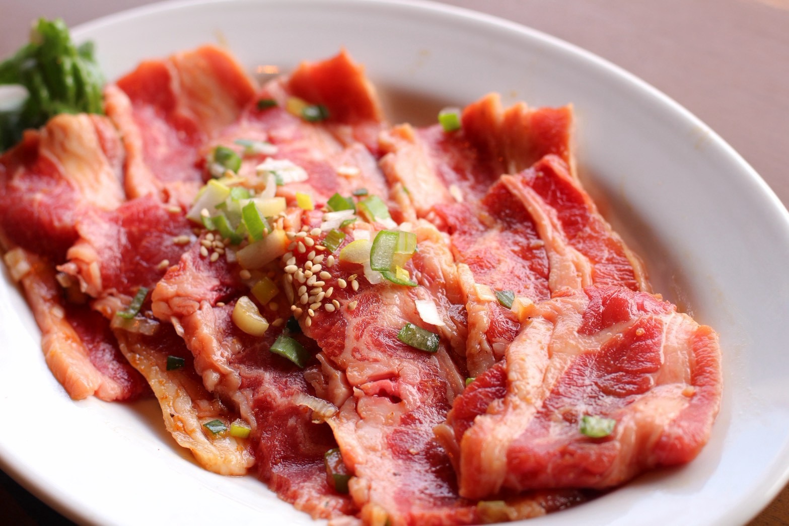 牛カルビ焼肉定食